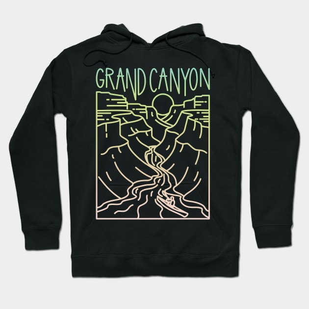 Grand Canyon - Rim to Rim hike - USA T-Shirt Hoodie by Iambolders